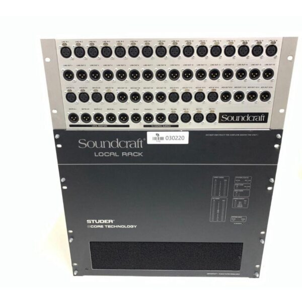 Soundcraft Local Rack W/ Breakout Box W/ Power Cord – Used
