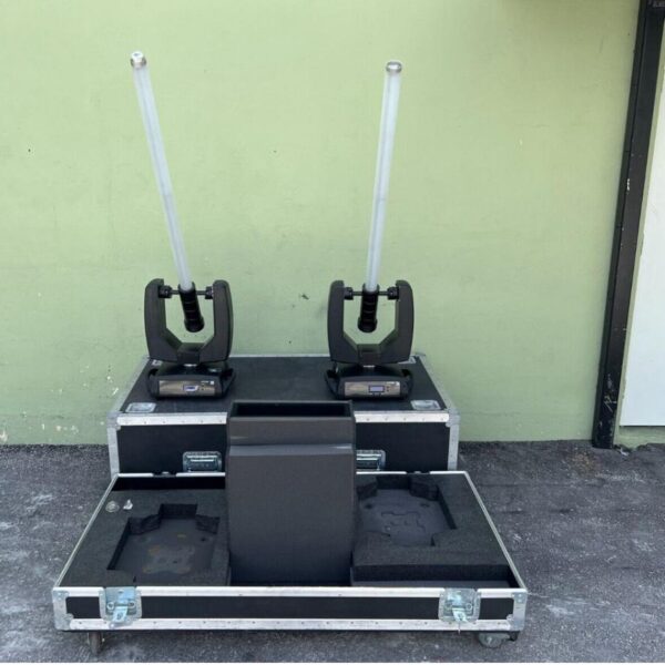 Saberpix Light Saber Effect Moving Head Light w/ Case – #02051 (Pair)